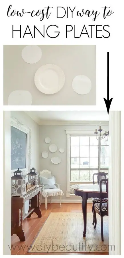 Plate wall - large wall decor ideas