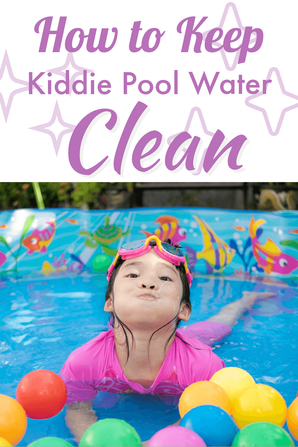 how to keep kiddie pool water clean