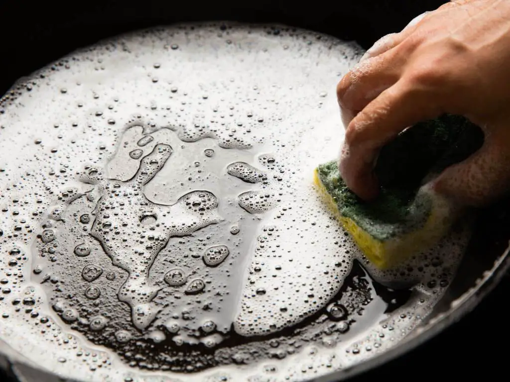 How to Clean a Cast Iron Skillet with Soap