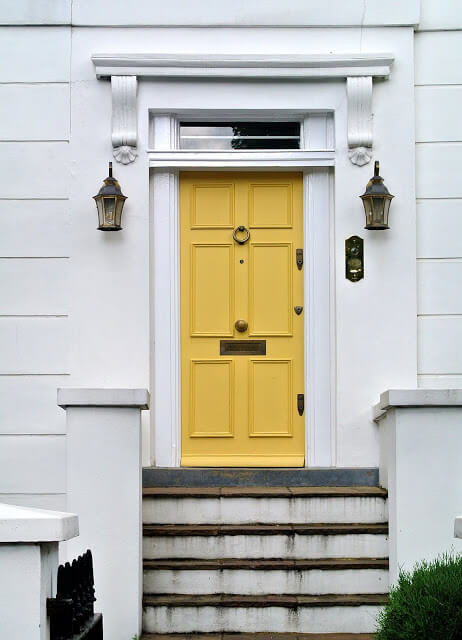 Yellow Front Door Color Ideas