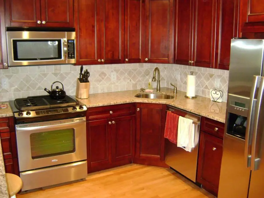  A Sink Will Be Good - Corner Kitchen Cabinet