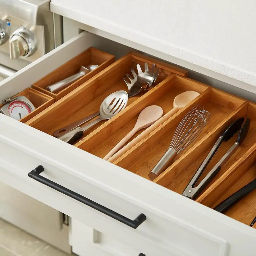 Small Rectangle Boxes - How to organize kitchen cabinets