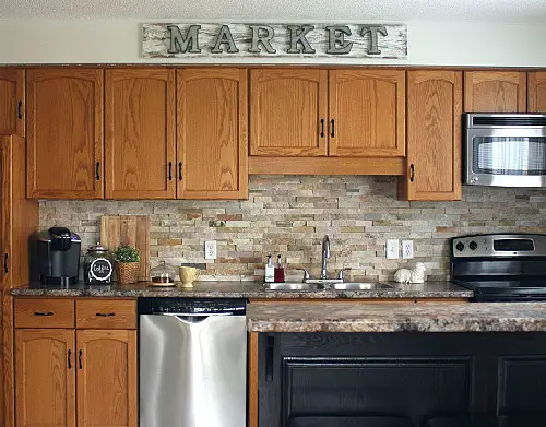 How To Make Oak Kitchen Cabinets Look Modern Materialsix Com