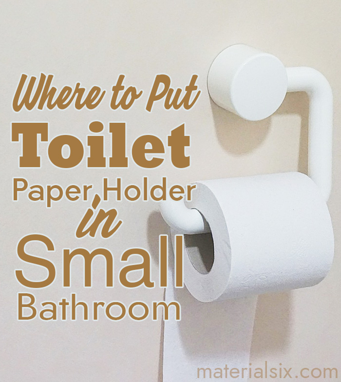 toilet paper holder for small bathroom