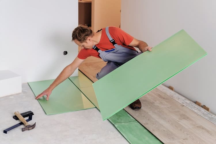 The Best Ways to Soundproof a Floor - Underlayment