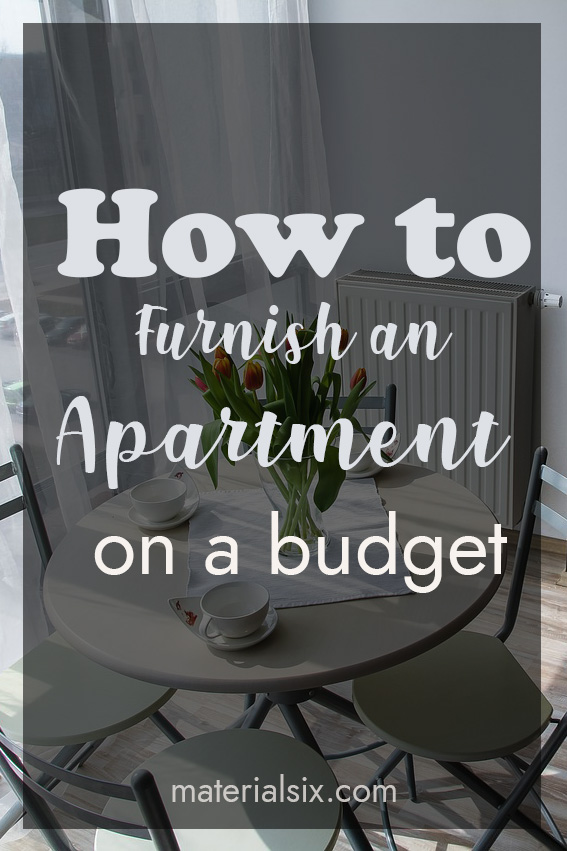 how to furnish an apartment on a budget