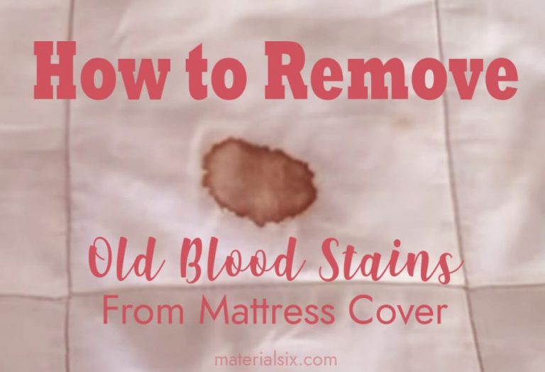 4 Easy Ways To Remove Old Blood Stains From Mattress Cover   How To Remove Old Bood Stains From Mattress Cover 768x524 