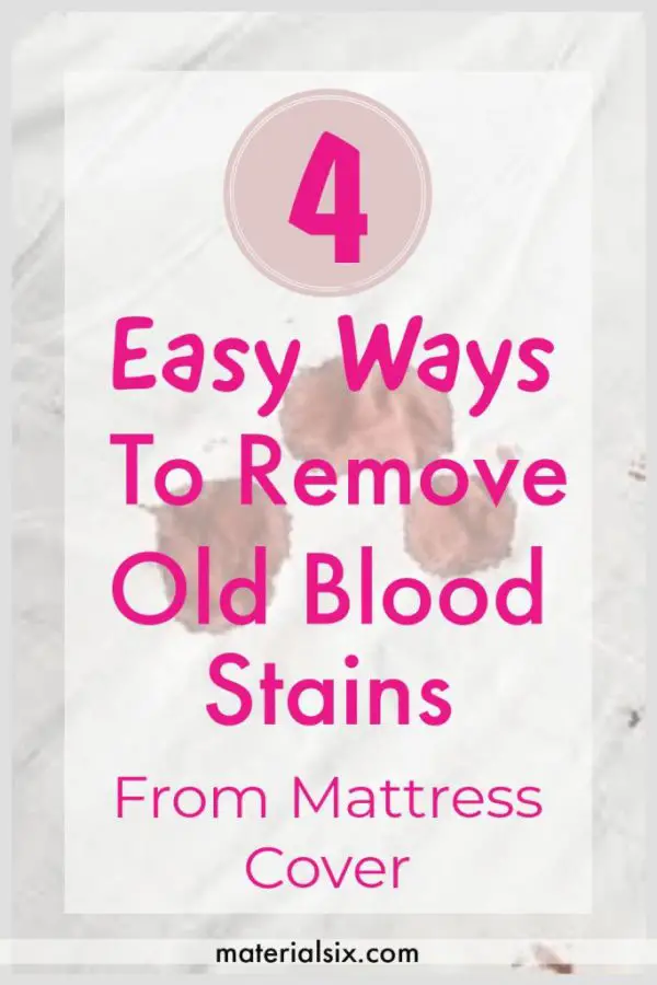 Get rid of blood stain