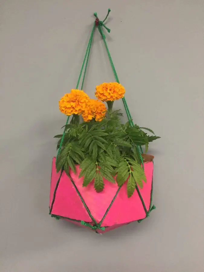 Cardboard Planter - Cardboard Box Craft Ideas