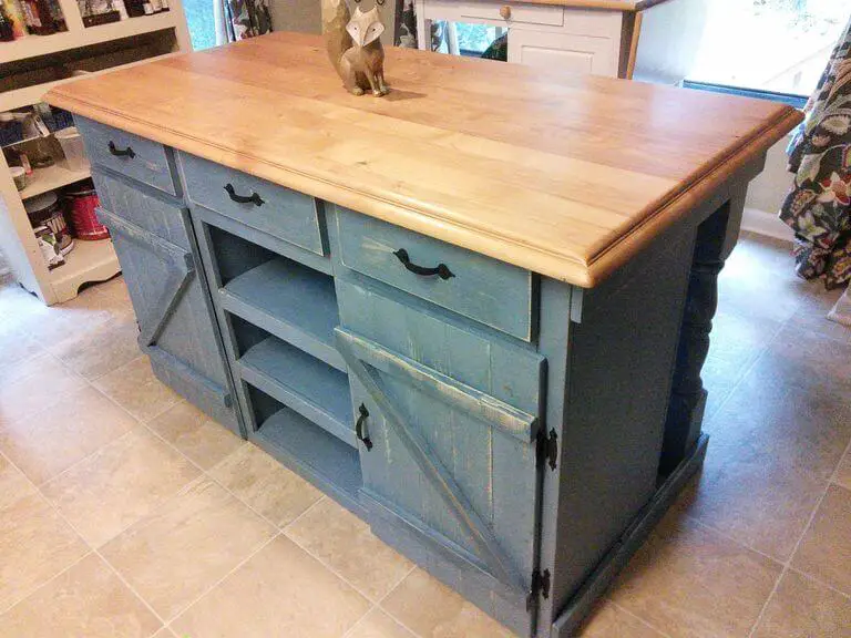 20 Awesome DIY Kitchen Island Ideas (Easy and Cheap) - MaterialSix