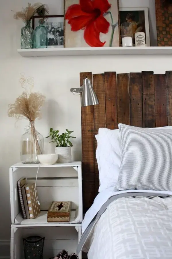 Rustic Pallet Headboard