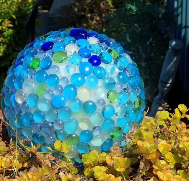 Garden Art Ideas - Glass Garden Balls