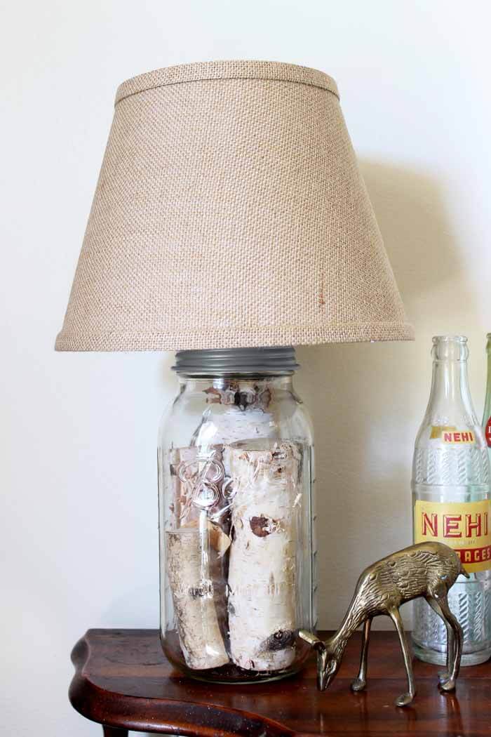 Mason Jar Table Lamp