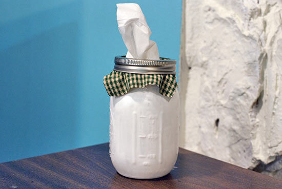 Mason Jar Tissue Holder