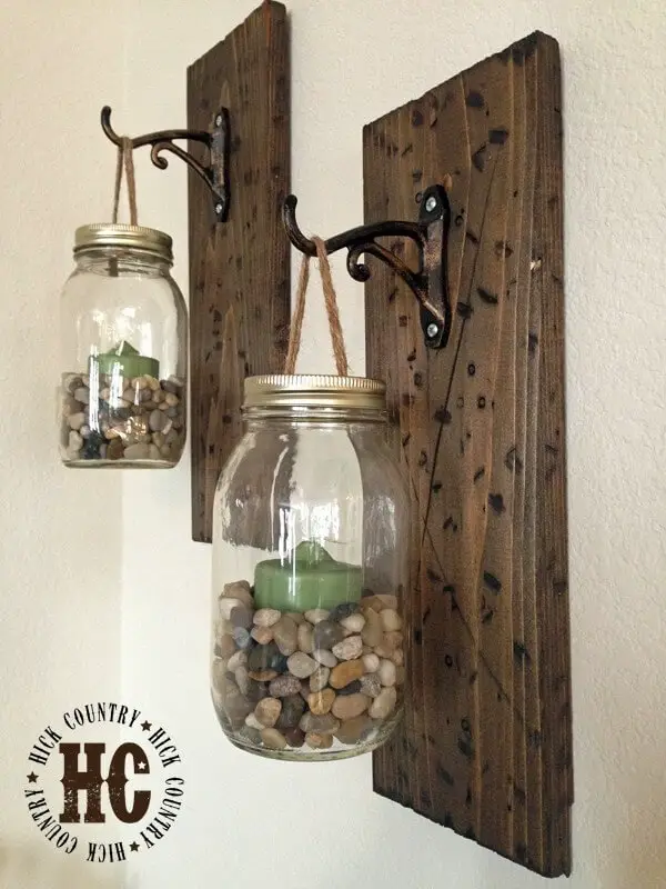 Mason Jar Wall Lanterns