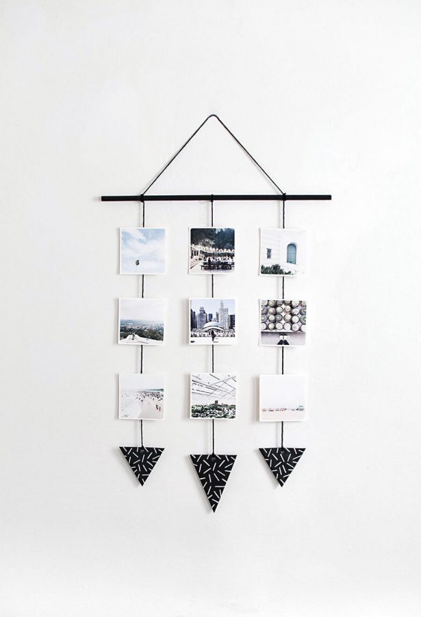 Photo Wall Hanging - DIY Wall Art Ideas