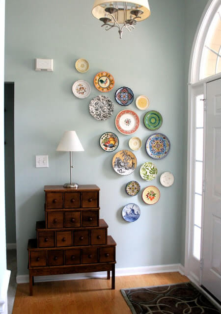 Plates as Wall Art