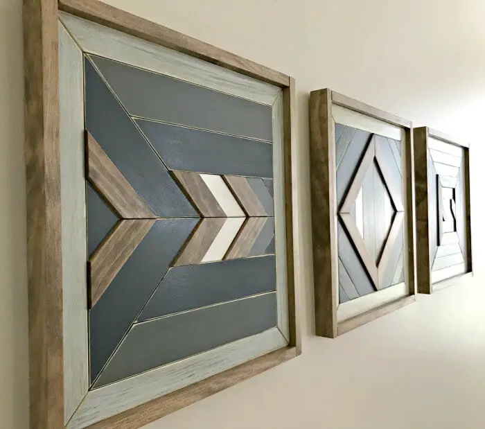 Scrap Wood Wall Art - DIY Wall Art Ideas