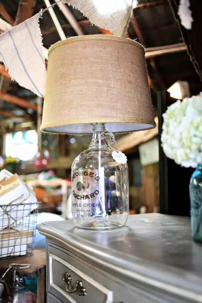 DIY Vintage Bottle Lamp