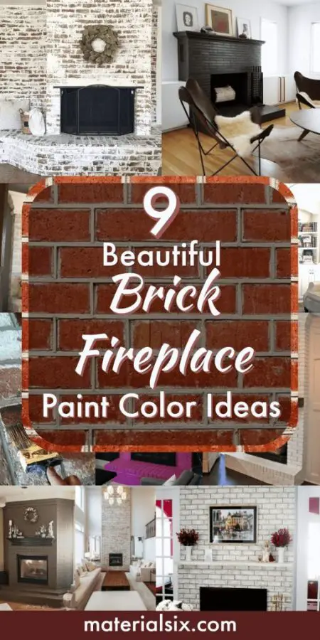 Beautiful brick fireplace color ideas