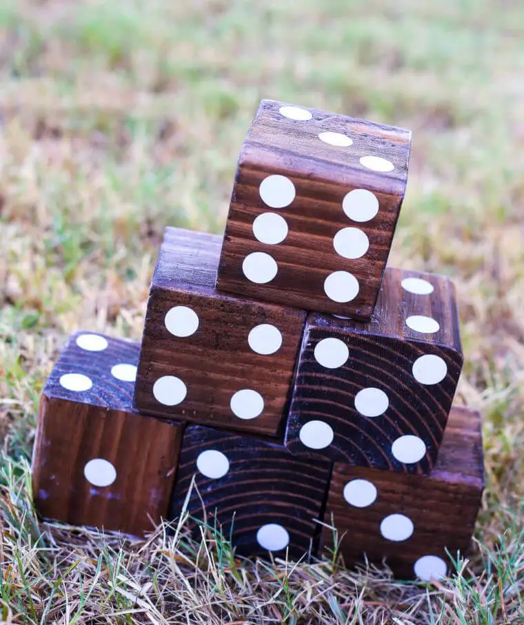 DIY Wooden Toys - Yard Dice