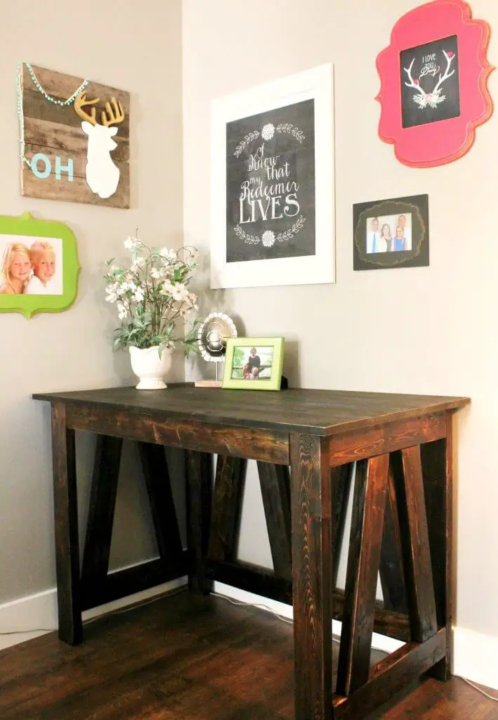 classic wooden desk