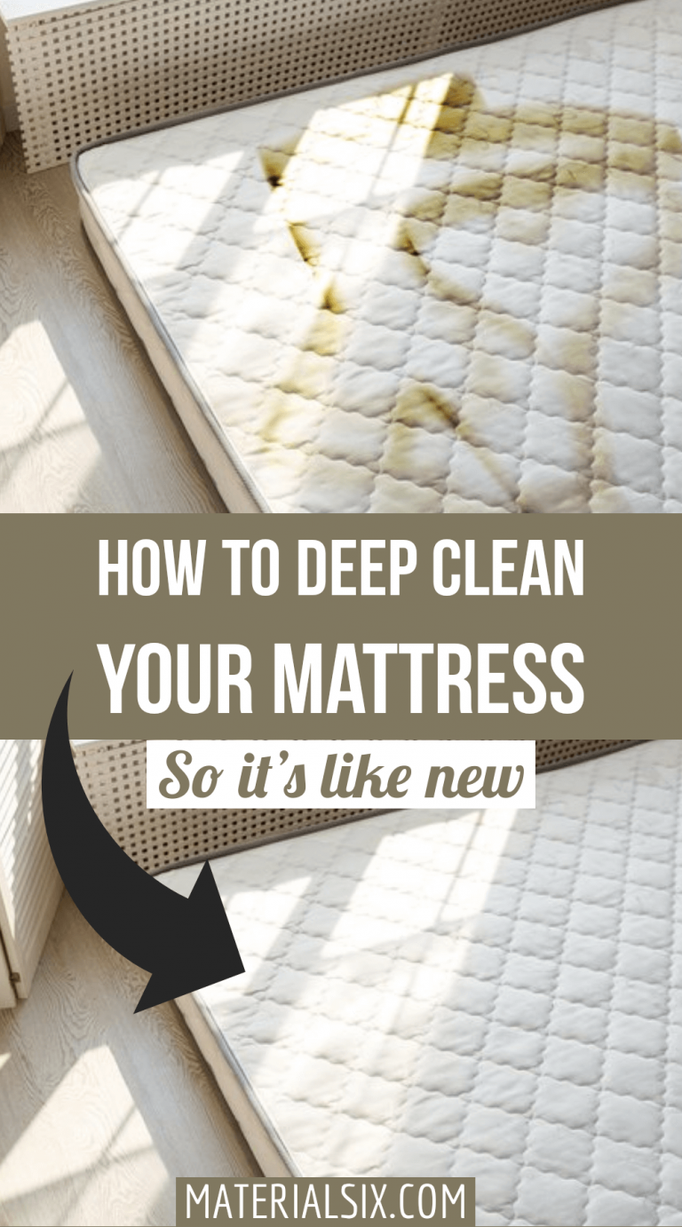 How To Clean A Mattress In 9 Simple Steps - MaterialSix