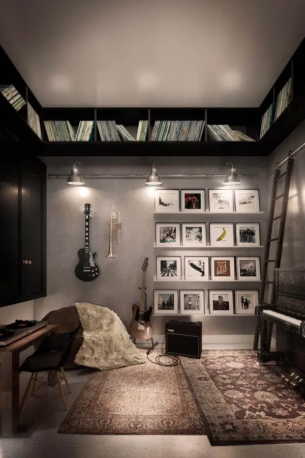 30+ Music Themed Bedroom Design and Decor Ideas - MaterialSix