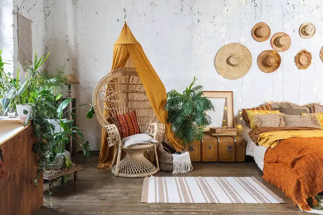 Rustic Bohemian Bedroom