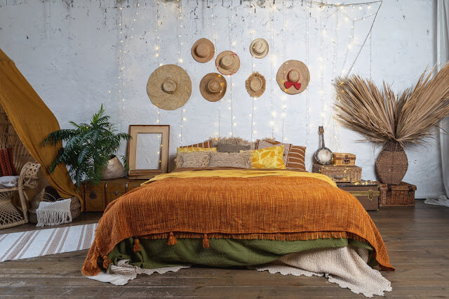 Rustic Bohemian Bedroom