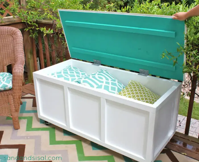 diy deck storage box