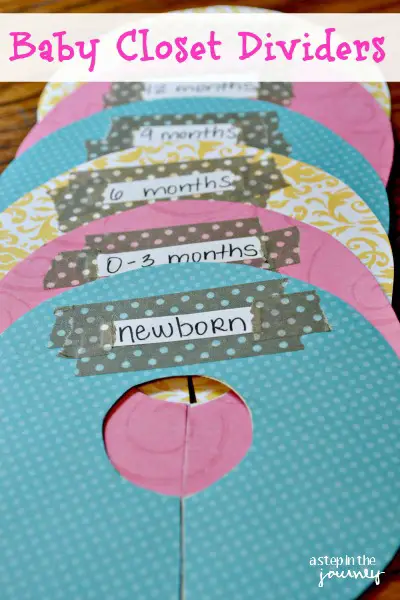 Paper Divider for baby closet