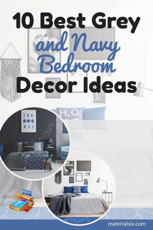 10 Best Grey and Navy Bedroom Ideas
