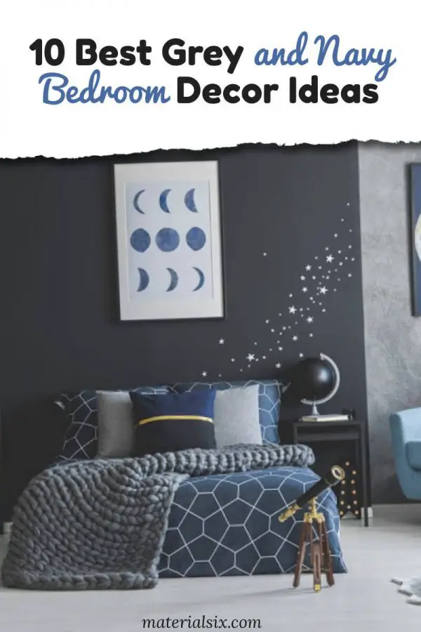 10 Best Grey and Navy Bedroom Ideas