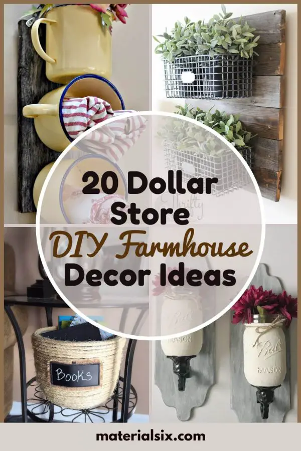 Dollar store DIY farmhouse decor ideas