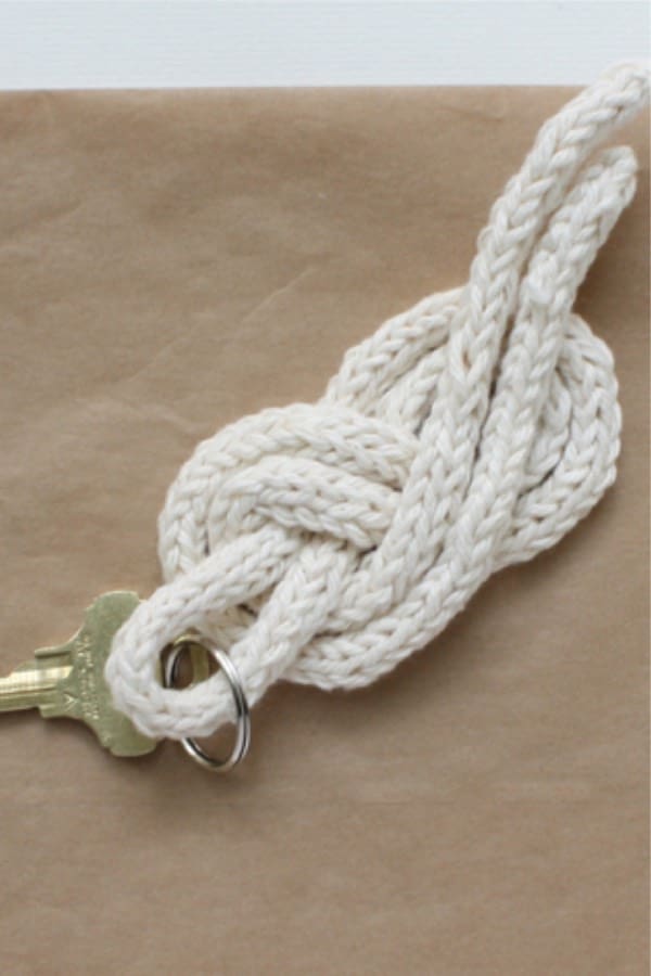 DIY Rope Knot Keychain Tutorial