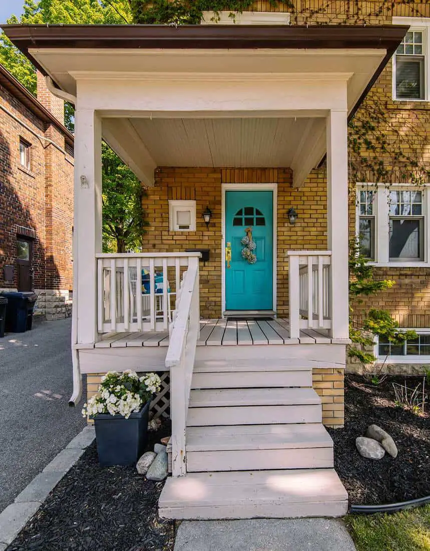 Wooden front Porch