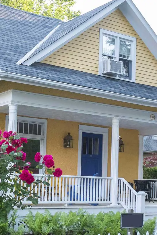 Navy Blue Front Door