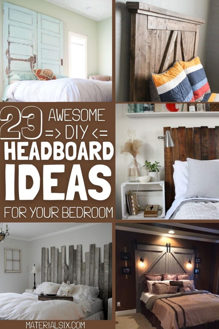23 Easy & Cheap DIY Headboard Ideas (Creative Inspirations)