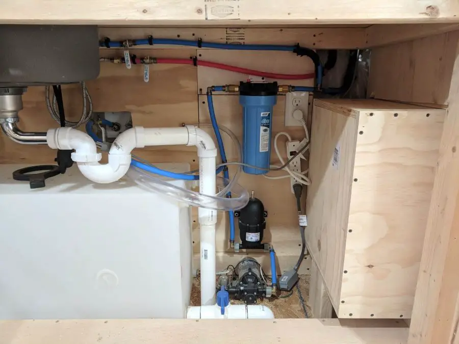 Tiny house plumbing