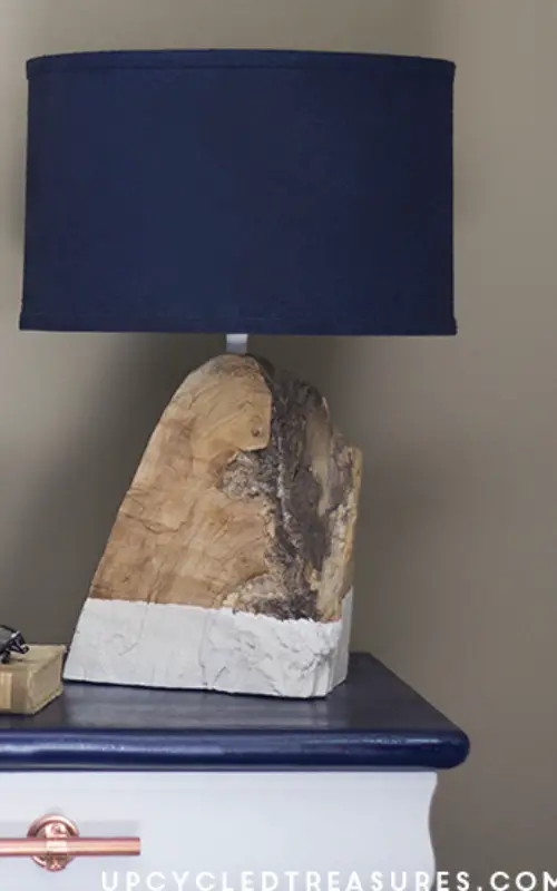 Rustic Wood Lamp