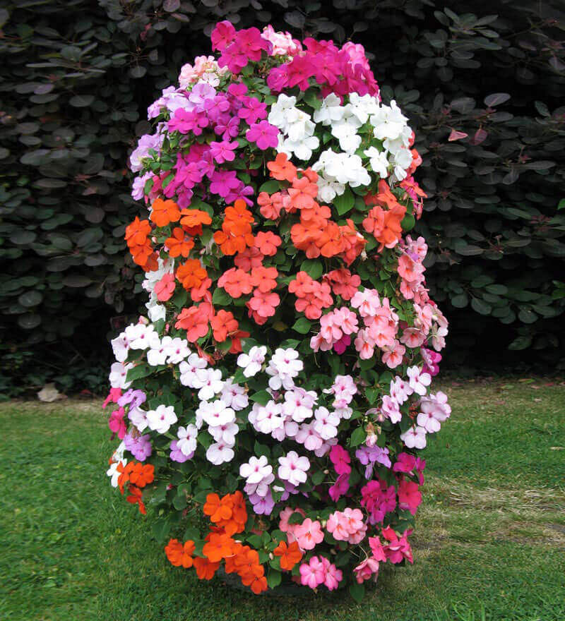 DIY Flower Garden Tower