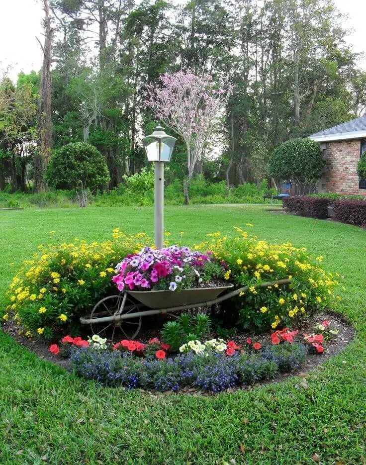 Simple flower bed design ideas