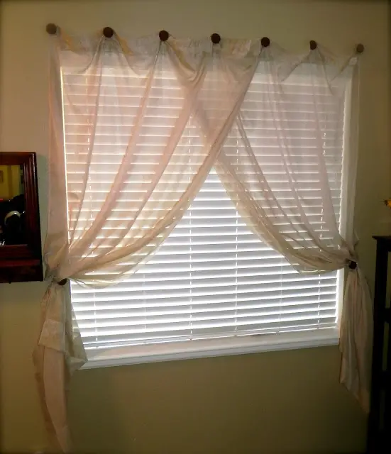 How To Hang a Curtain Without A Rod