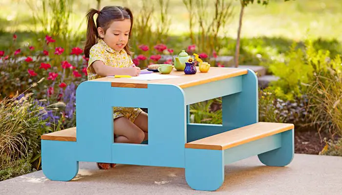 A Tiny Toddler Picnic Table