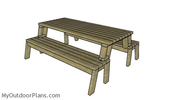 Folding Picnic Table Plans 