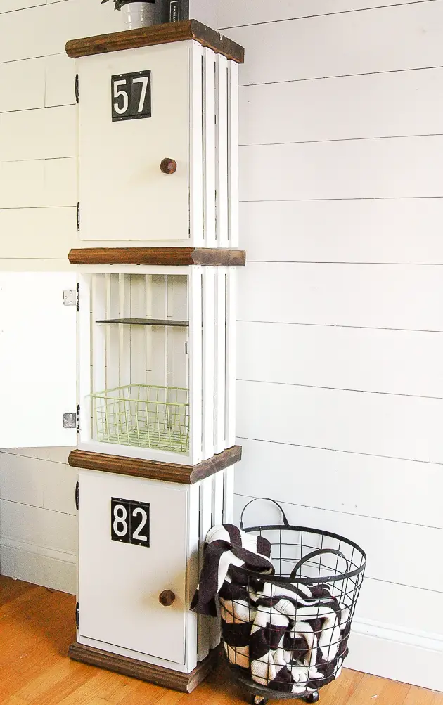 Wooden Crate Storage Locker