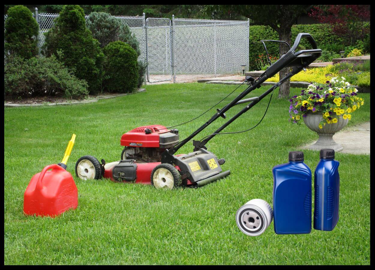 can you use car oil in lawnmower