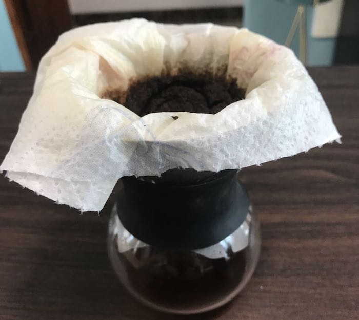 Coffee Filter Substitute - Paper Towel