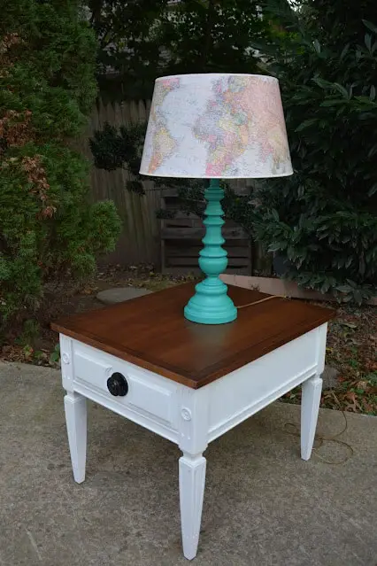 Thrifted Lamp Makeover